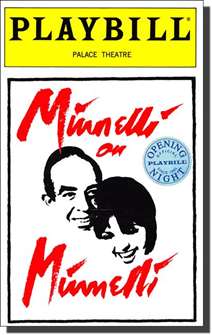 Minnelli on Minnelli Limited Edition Official Opening Night Playbill 